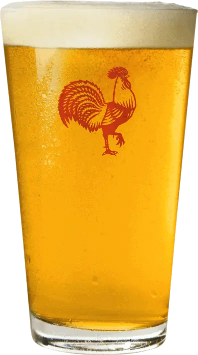 Rooster Blonde Glass